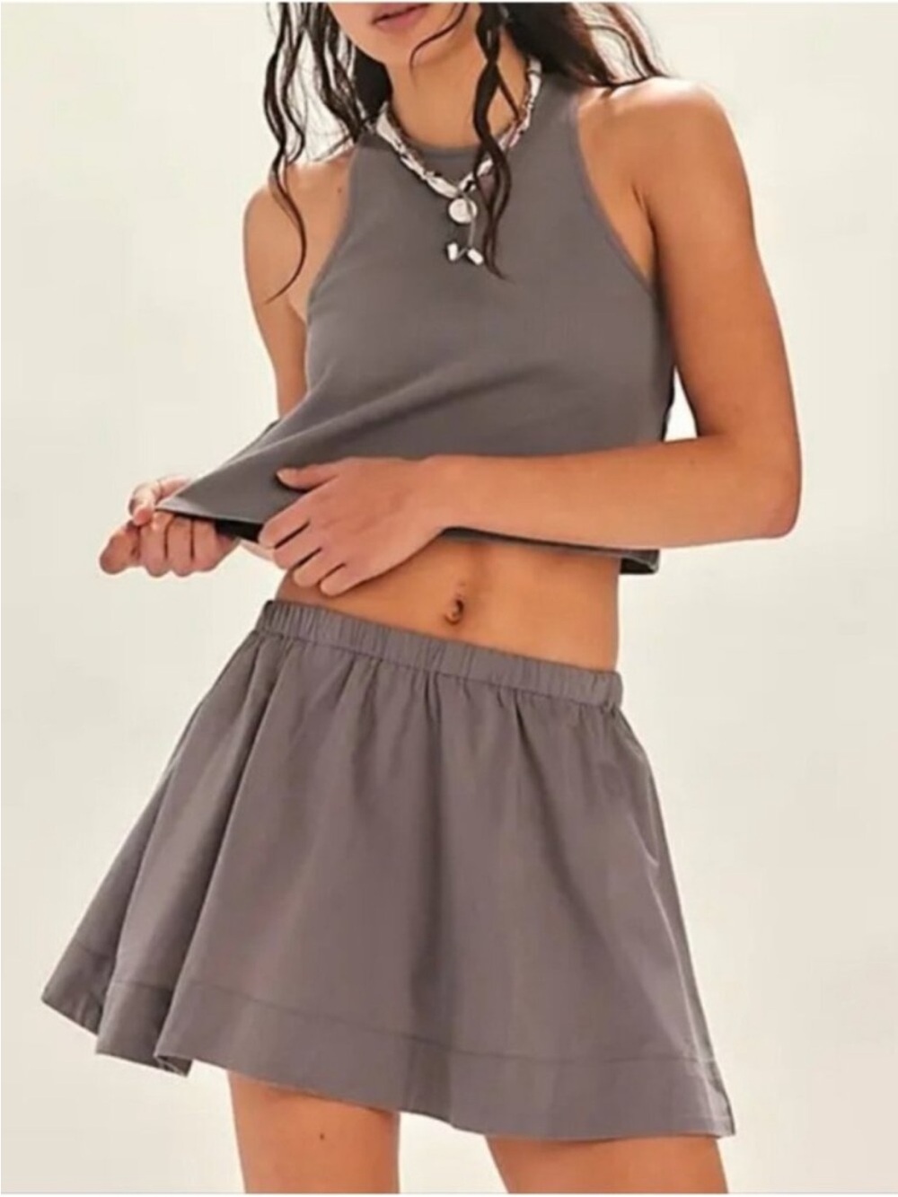 NWOT 2pc Set Free People Milani Tank/Skirt Set, S